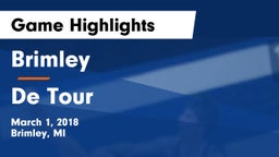 Brimley  vs De Tour  Game Highlights - March 1, 2018