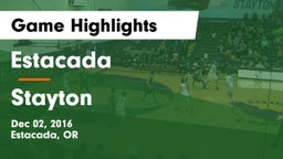 Estacada  vs Stayton Game Highlights - Dec 02, 2016
