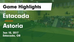 Estacada  vs Astoria  Game Highlights - Jan 10, 2017