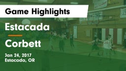 Estacada  vs Corbett  Game Highlights - Jan 24, 2017