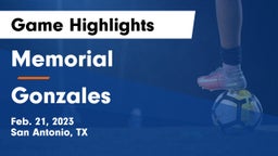 Memorial  vs Gonzales  Game Highlights - Feb. 21, 2023