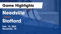 Needville  vs Stafford  Game Highlights - Feb. 14, 2022