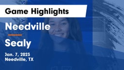 Needville  vs Sealy  Game Highlights - Jan. 7, 2023