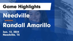Needville  vs Randall Amarillo Game Highlights - Jan. 12, 2024