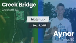 Matchup: Creek Bridge High Sc vs. Aynor  2017