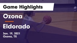 Ozona  vs Eldorado  Game Highlights - Jan. 19, 2021