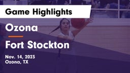 Ozona  vs Fort Stockton  Game Highlights - Nov. 14, 2023
