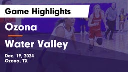Ozona  vs Water Valley  Game Highlights - Dec. 19, 2024