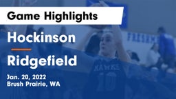 Hockinson  vs Ridgefield  Game Highlights - Jan. 20, 2022