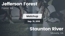 Matchup: Jefferson Forest vs. Staunton River  2016