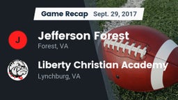 Recap: Jefferson Forest  vs. Liberty Christian Academy 2017