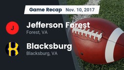 Recap: Jefferson Forest  vs. Blacksburg  2017