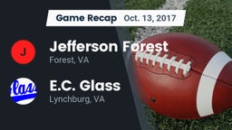 Recap: Jefferson Forest  vs. E.C. Glass  2017