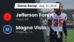 Recap: Jefferson Forest  vs. Magna Vista  2018