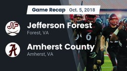 Recap: Jefferson Forest  vs. Amherst County  2018