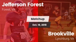 Matchup: Jefferson Forest vs. Brookville  2018