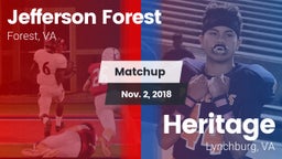 Matchup: Jefferson Forest vs. Heritage  2018