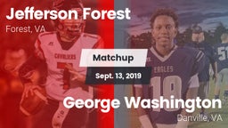 Matchup: Jefferson Forest vs. George Washington  2019
