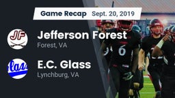 Recap: Jefferson Forest  vs. E.C. Glass  2019