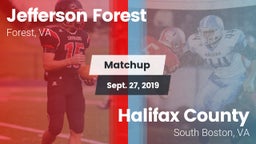Matchup: Jefferson Forest vs. Halifax County  2019