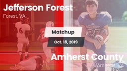 Matchup: Jefferson Forest vs. Amherst County  2019