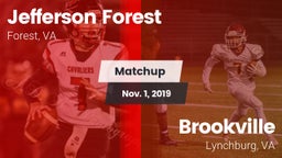 Matchup: Jefferson Forest vs. Brookville  2019