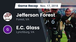 Recap: Jefferson Forest  vs. E.C. Glass  2018