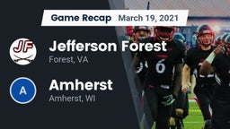 Recap: Jefferson Forest  vs. Amherst  2021