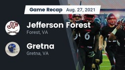 Recap: Jefferson Forest  vs. Gretna  2021