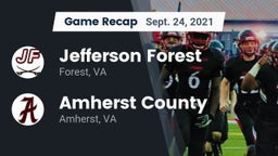Recap: Jefferson Forest  vs. Amherst County  2021