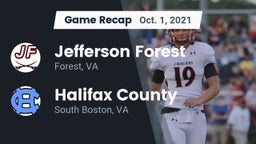 Recap: Jefferson Forest  vs. Halifax County  2021
