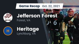 Recap: Jefferson Forest  vs. Heritage  2021