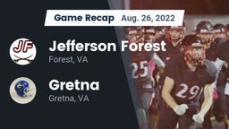 Recap: Jefferson Forest  vs. Gretna  2022