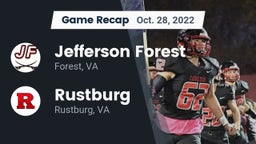 Recap: Jefferson Forest  vs. Rustburg  2022