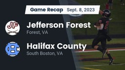 Recap: Jefferson Forest  vs. Halifax County  2023