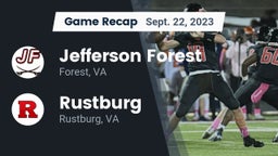Recap: Jefferson Forest  vs. Rustburg  2023