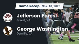 Recap: Jefferson Forest  vs. George Washington  2023