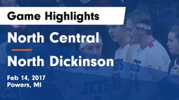 North Central  vs North Dickinson  Game Highlights - Feb 14, 2017