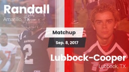 Matchup: Randall  vs. Lubbock-Cooper  2017