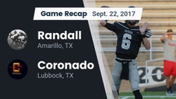 Recap: Randall  vs. Coronado  2017