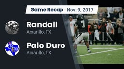 Recap: Randall  vs. Palo Duro  2017