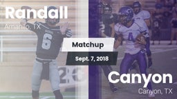 Matchup: Randall  vs. Canyon  2018