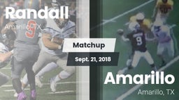 Matchup: Randall  vs. Amarillo  2018