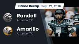 Recap: Randall  vs. Amarillo  2018