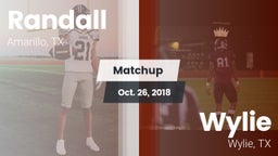 Matchup: Randall  vs. Wylie  2018