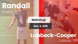 Matchup: Randall  vs. Lubbock-Cooper  2018