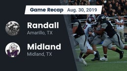Recap: Randall  vs. Midland  2019