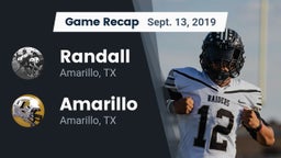 Recap: Randall  vs. Amarillo  2019