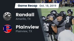 Recap: Randall  vs. Plainview  2019