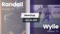 Matchup: Randall  vs. Wylie  2019